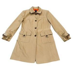 Retro 1960s Mod Trench Coat